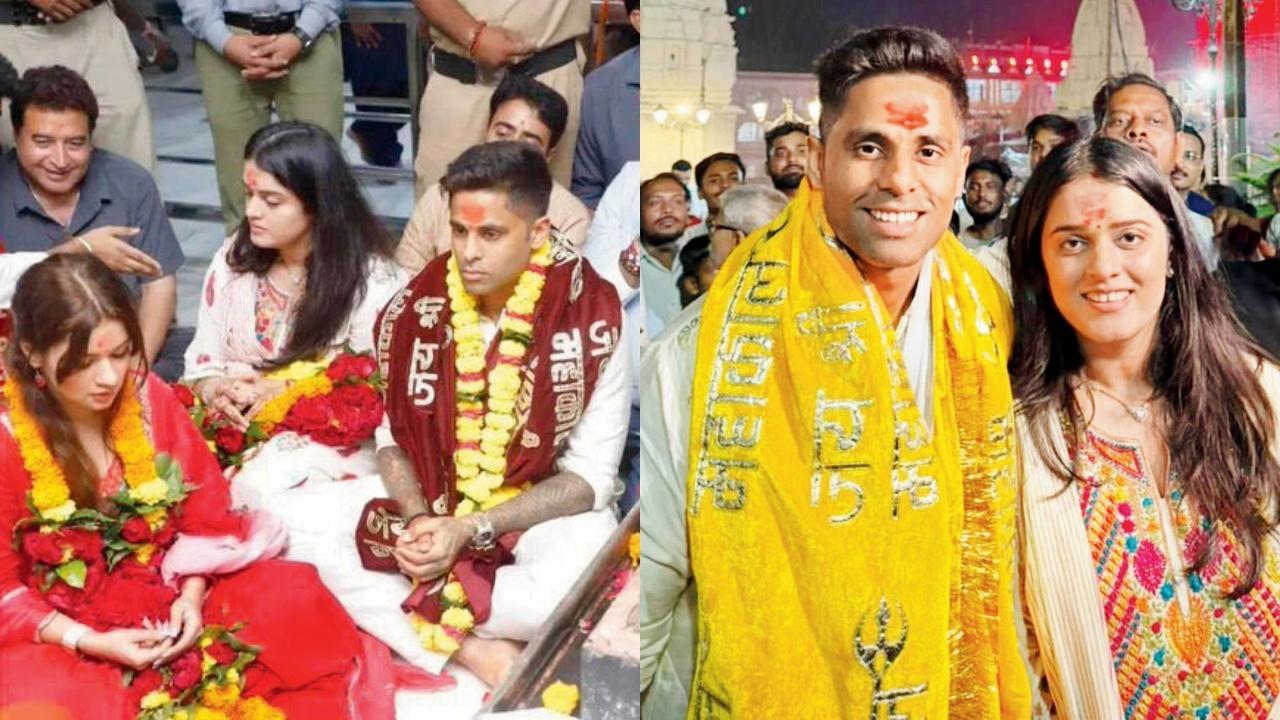 કૅપ્ટન સૂર્યકુમાર યાદવ મહાકાલની નગરીમાં