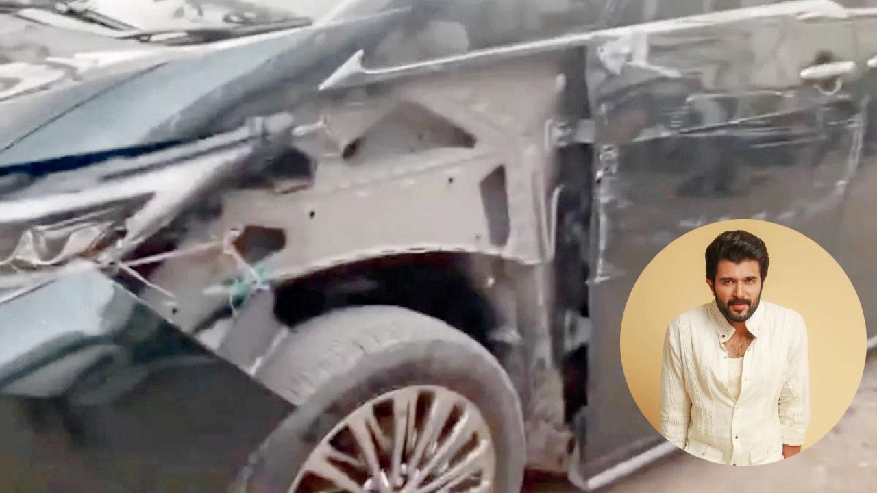 વિજય દેવરાકોંડાની કારનો જબરદસ્ત અકસ્માત