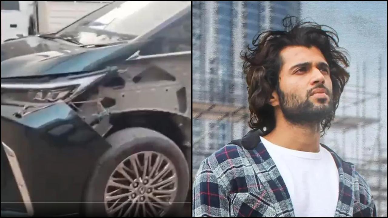 અભિનેતા વિજય દેવરાકોન્ડાની કારનો અકસ્માત