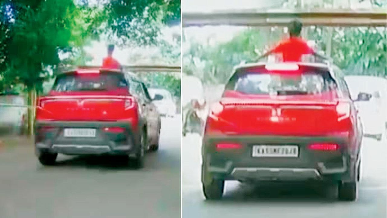 કારની સનરૂફમાંથી તમારું બાળક પણ માથું કાઢીને ઊભું રહે છે