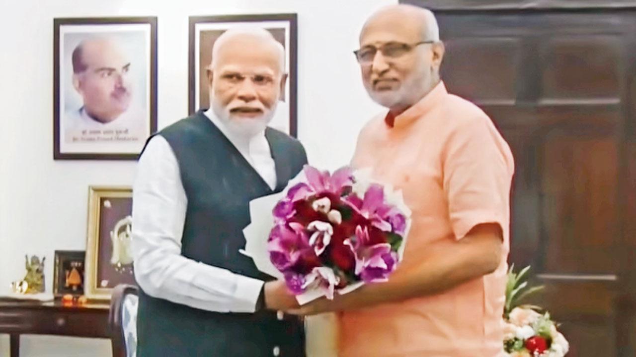 સી. પી. રાધાક્રિષ્ન, નરેન્દ્ર મોદી