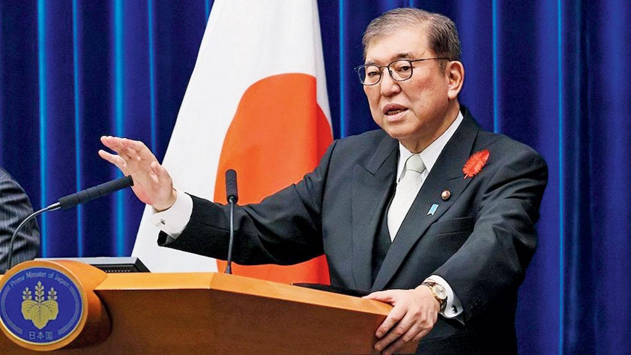 જપાનના વડા પ્રધાન શિગેરુ ઇશિબા