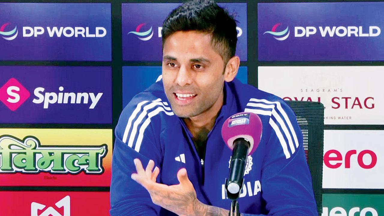 મૅચ બાદની પ્રેસ-કૉન્ફરન્સમાં સૂર્યકુમાર યાદવ