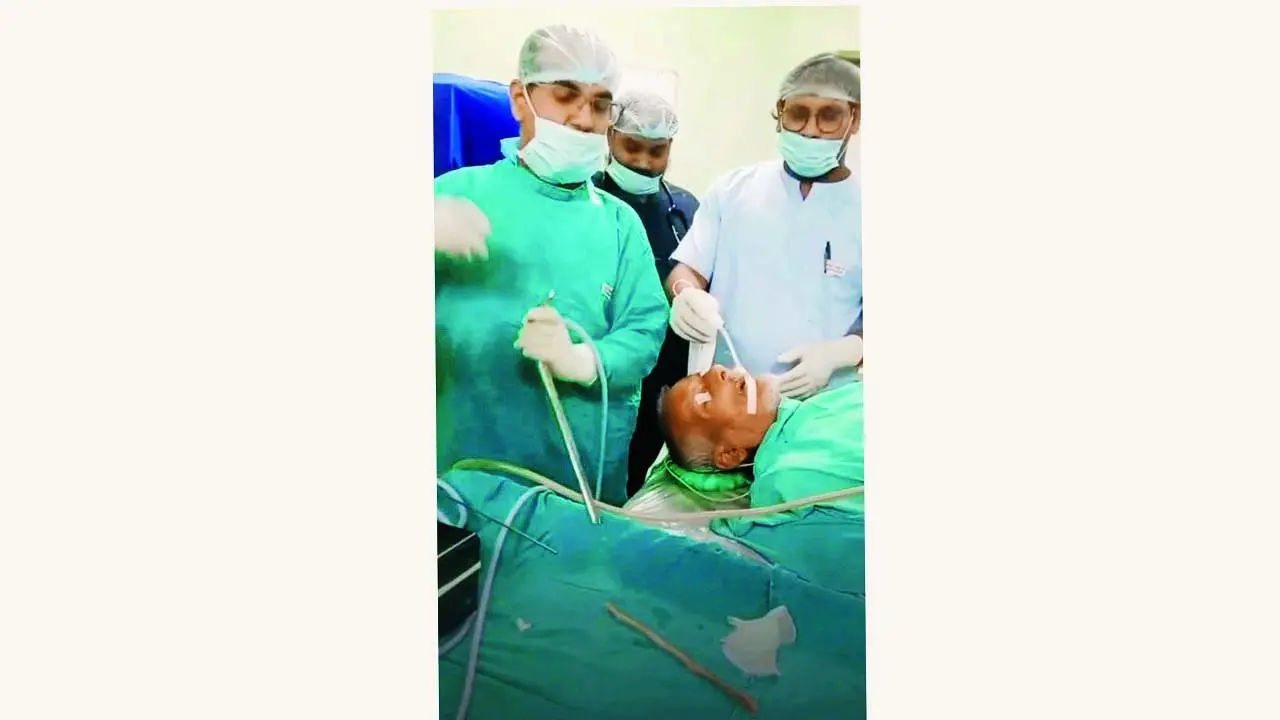 વાયરલ વીડિયોમાંથી સ્ક્રીન શૉટ