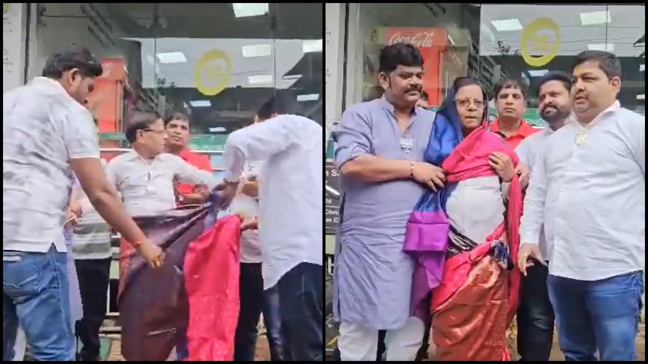 વાયરલ વીડિયોનો સ્ક્રીનગ્રૅબ (તસવીર સૌજન્ય: સોશિયલ મીડિયા) 