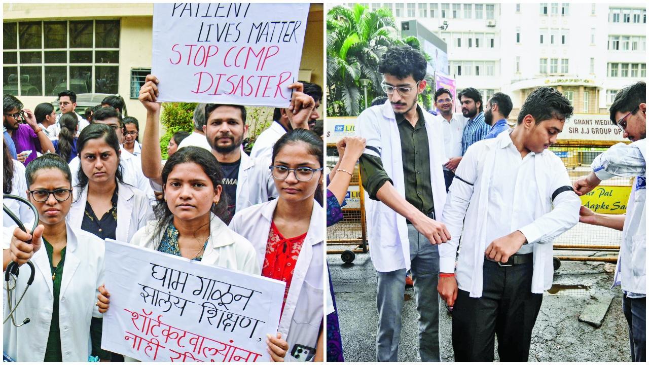 ઇન્ડિયન મેડિકલ અસોસિએશને જાહેર કરેલી એક દિવસની ટોકન હડતાળને રાજ્યભરમાંથી ટેકો મળ્યો હતો. મુંબઈના રેસિડન્ટ ડૉક્ટરોએ અને મેડિકલના વિદ્યાર્થીઓએ પણ કાળી પટ્ટી પહેરીને વિરોધ દર્શાવ્યો હતો.