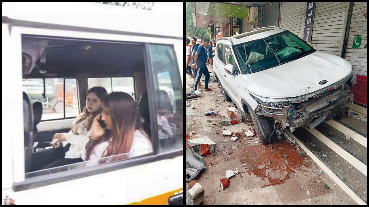 આરોપીઓ ભાવિકા દામા, કોરમ ભાનુશાલી અને અનિકેત બનસોડે.