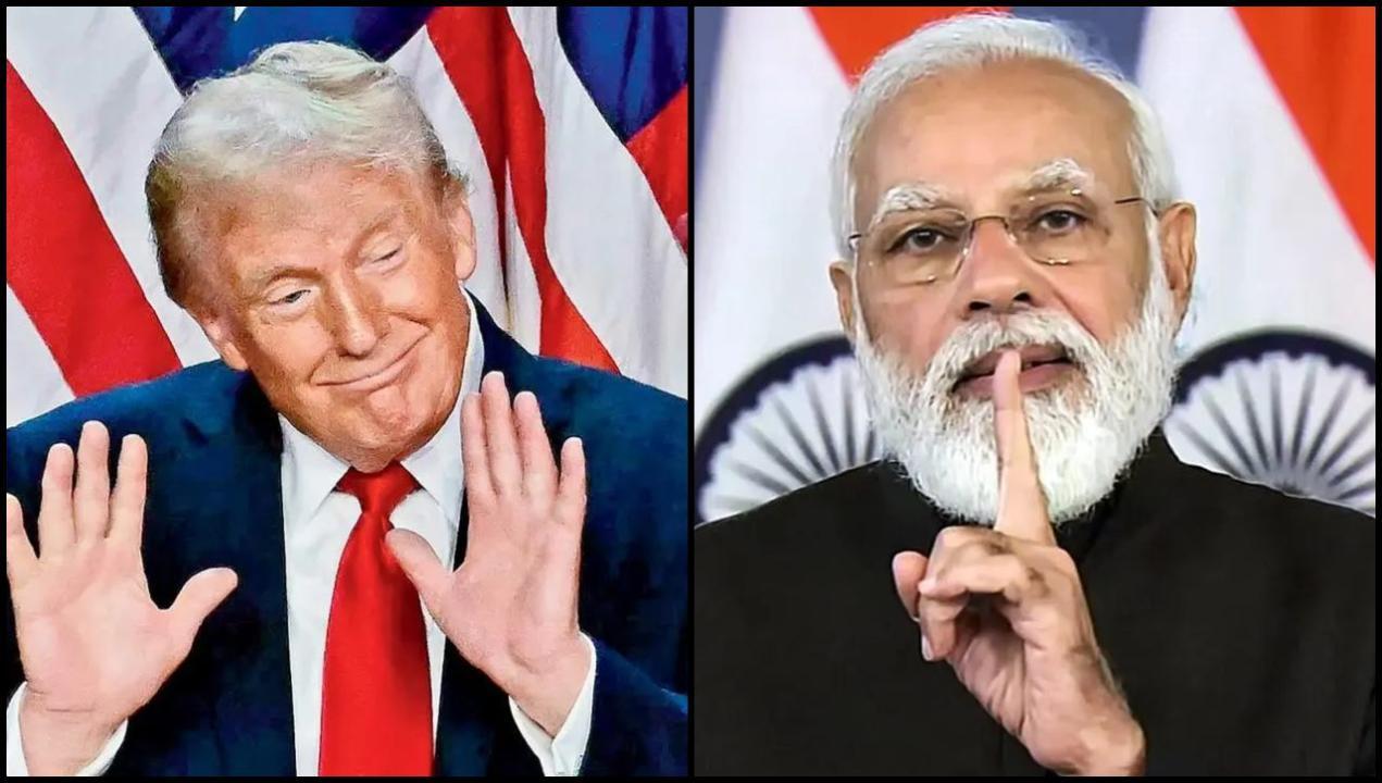 ડોનાલ્ડ ટ્રમ્પ અને પીએમ મોદી ફાઇલ તસવીર (સૌજન્ય: મિડ-ડે)