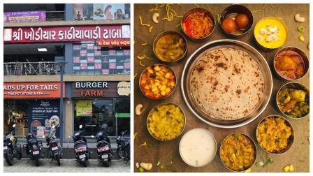 કાઠિયાવાડી ભોજનનો સ્વાદ લોકોને દાઢે વળગ્યો છે - સૌરાષ્ટ્રનું ખાણું ભરુચ થઇને અમદાવાદ પહોંચ્યું - તસવીર સૌજન્ય પૂજા સાંગાણી
