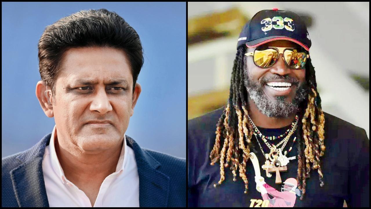 અનિલ કુંબલે, ક્રિસ ગેઇલ