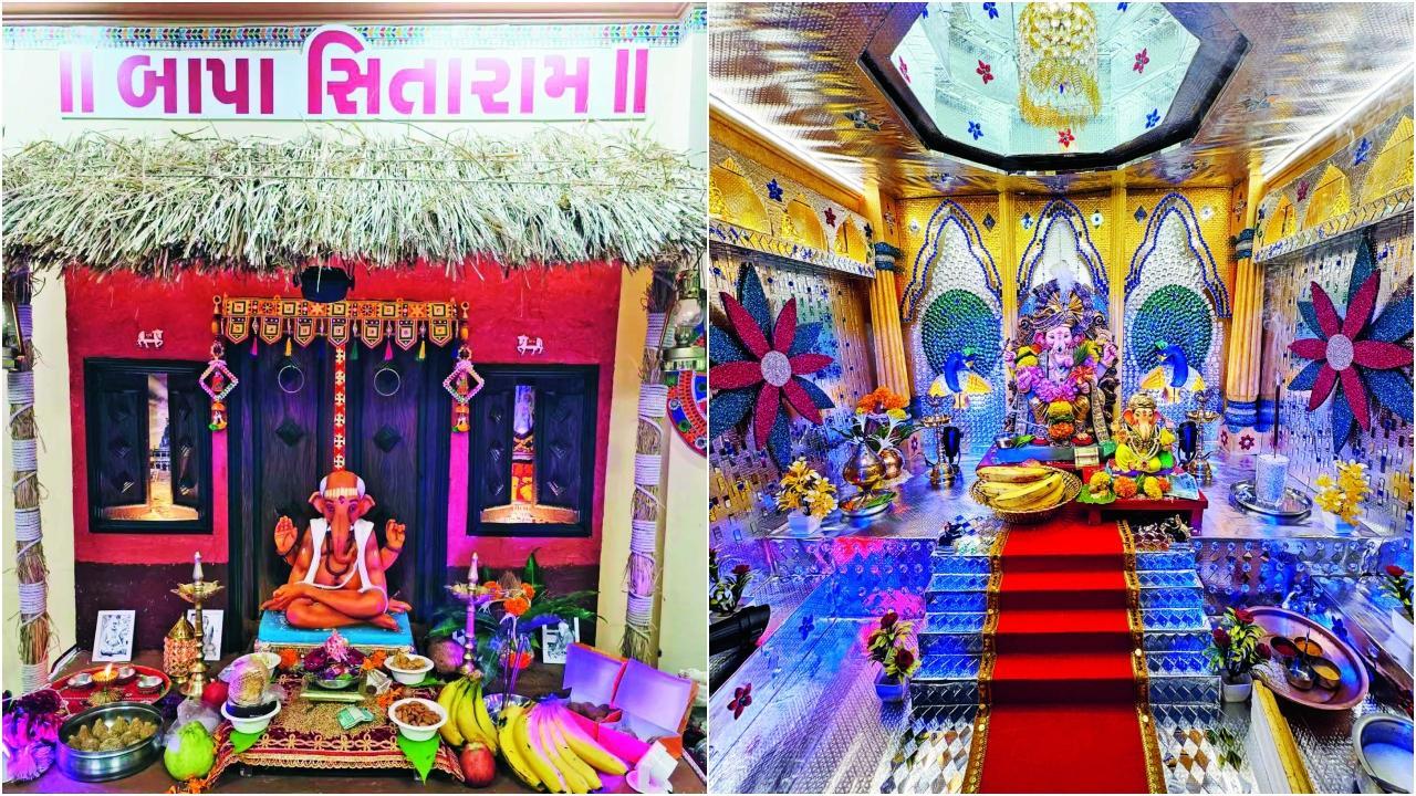 Ganeshotsav 2025: કોઈએ મઢૂલી તો કોઈએ મહેલમાં બેસાડ્યા બાપ્પાને