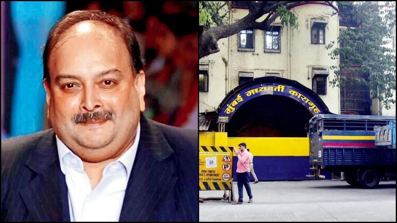 મેહુલ ચોકસી અને આર્થર રોડ જેલ (તસવીર: મિડ-ડે)