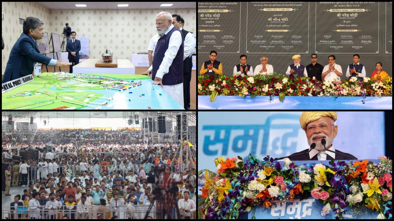 વડા પ્રધાન નરેન્દ્ર મોદીએ પ્રોજેક્ટ્સનો શિલાન્યાસ કર્યો
