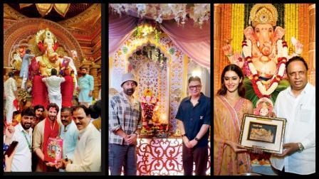 નીલ નીતિન મુકેશ, સની દેઓલ અને અનન્યા પાંડેએ કર્યાં બાપ્પાનાં દર્શન