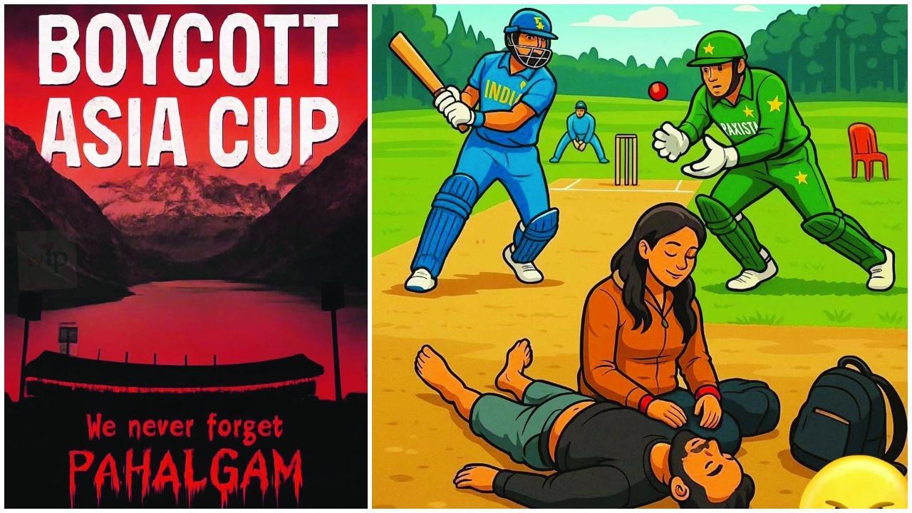 ૫હલગામ અટૅકને ભૂલીને પાકિસ્તાન સાથે મૅચ રમાઈ રહી છે એનો સોશ્યલ મીડિયા પર વિવિધ રીતે આક્રોશ વ્યક્ત થઈ રહ્યો છે