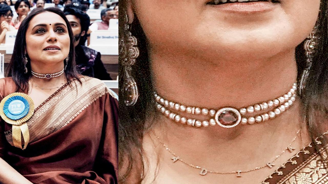 દીકરી આદિરાના નામની ચેઇન પહેરી રાનીએ 