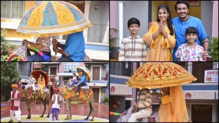 રતન અને રૂપાનું ગોકુલધામ સોસાયટીના સભ્યોએ જોરદાર સ્વાગત કર્યું હતું.