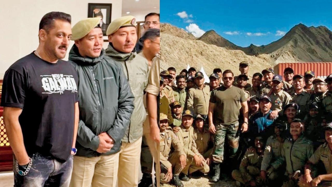 લોકેશન પરથી સલમાનની અનેક તસવીરો વાઇરલ થઈ રહી છે