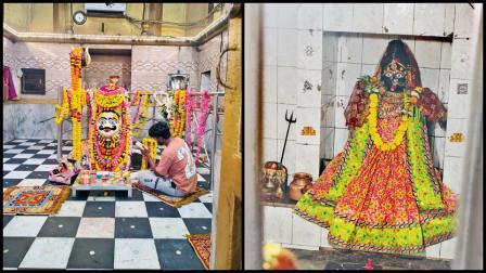 મા ઉમા કાત્યાયનીની જય હો. મંદિરની બહારની બાજુએ  અન્ય દેવીમાનાં બેસણાં છે.