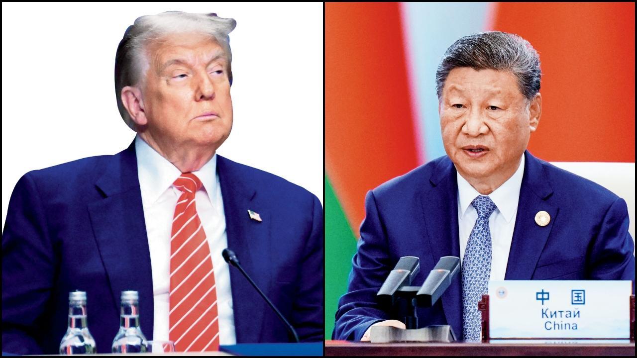 ડોનલ્ડ ટ્રમ્પ અને શી જિનપિં
