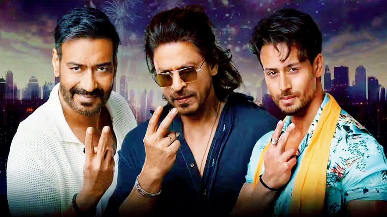 શાહરુખ ખાન, અજય દેવગન અને ટાઇગર શ્રોફ પાનમસાલાની જાહેરાતમાં