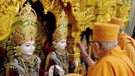 ૧૧૦૦થી વધુ હરિભક્તો અને ૨૦૦થી વધુ સંતો આ દિવ્ય અવસરના સાક્ષી બન્યા