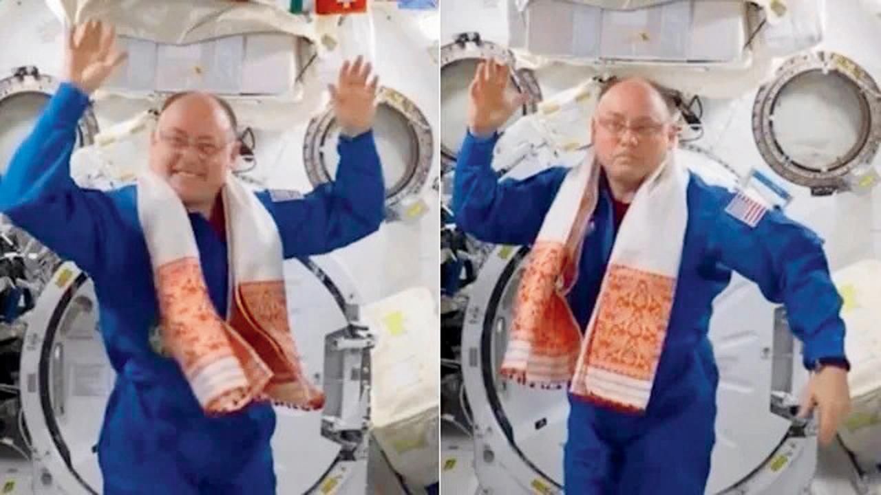 સ્પેસમાં અવકાશયાત્રીએ બિહૂ ડાન્સ કર્યો