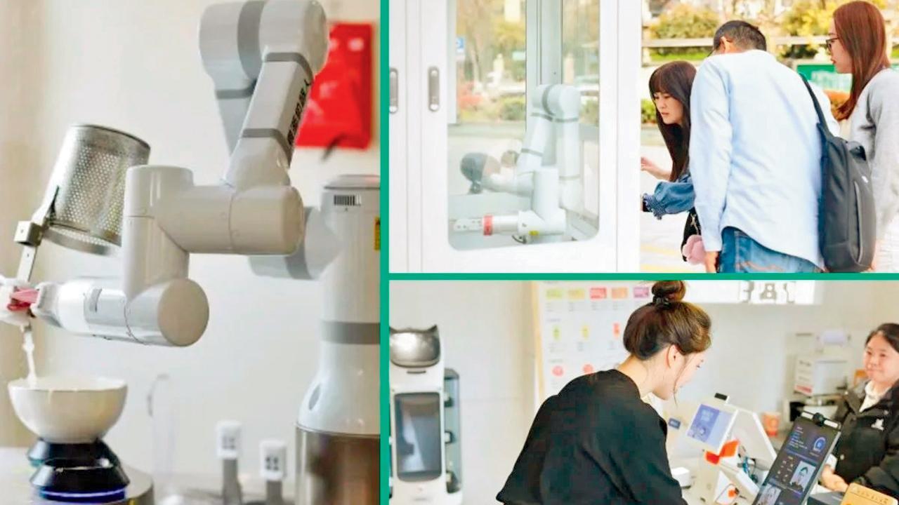 ૨૪ જિએકી નામની આ રેસ્ટોરાંમાં AI ધરાવતો રોબો જીભનું સ્કૅનિંગ કરે છે