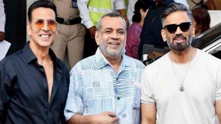 અક્ષય કુમાર, પરેશ રાવલ અને સુનીલ શેટ્ટી