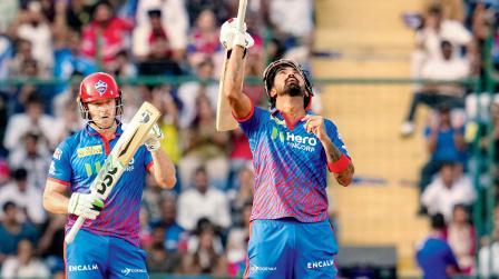 દિલ્હી કૅપિટલ્સના ઓપનર કે. એલ. રાહુલે ગઈ કાલે પોતાનું રૌદ્ર સ્વરૂપ દેખાડ્યું હતું