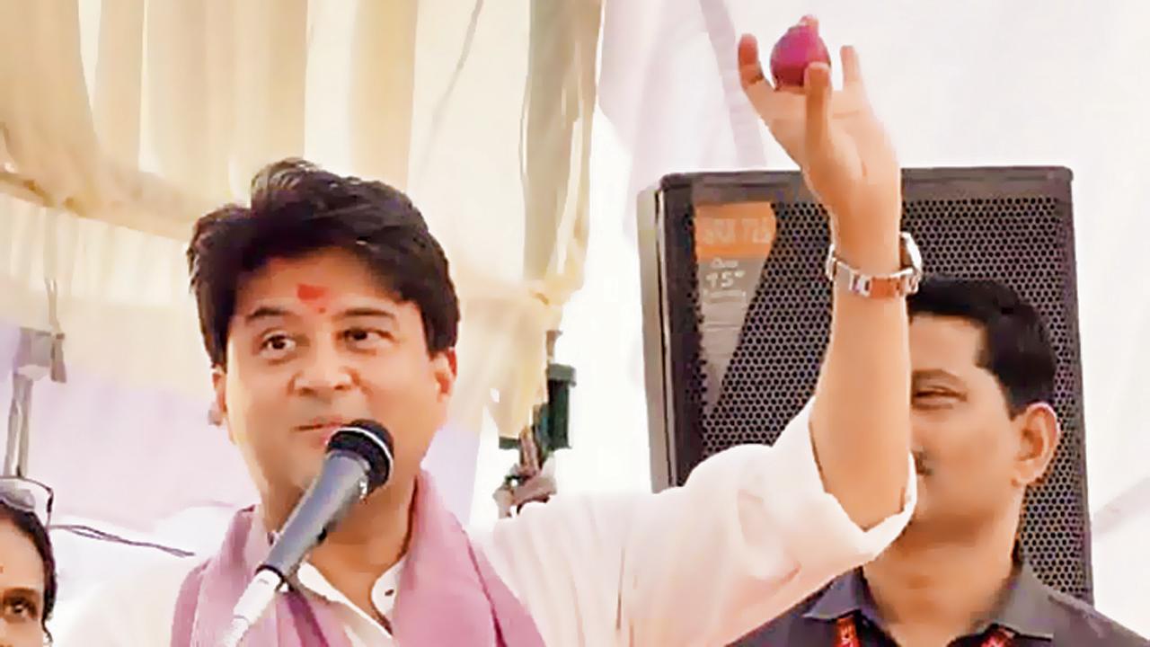 મધ્ય પ્રદેશના શિવપુરીમાં એક જનસભાને સંબોધતી વખતે કેન્દ્રીય પ્રધાન જ્યોતિરાદિત્ય સિંધિયાએ પોતાના ખિસ્સામાંથી કાંદો કાઢીને બતાવતાં કહ્યું હતું કે ગરમીથી બચવા માટે તેઓ ઉનાળામાં સાથે કાંદો રાખે છે અને ઍર-કન્ડિશન્ડ કારનો પણ ઉપયોગ નથી કરતા.