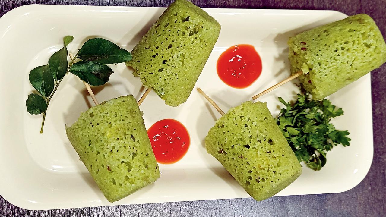 કોથમીર કૅન્ડી ઢોકળાં