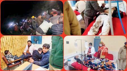 રાતના અંધારામાં લોકોને બચાવવાનું કામ અઘરું થઈ ગયું હતું. આખી રાત રેસ્ક્યુ ઑપરેશન ચાલ્યું હતું.