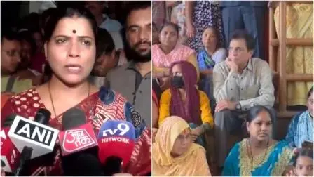 મેયર રીતુ તાવડેએ પણ પીડિતાઓના પરિવારને અટકમાં લેવા બદલ પોલીસની ટીકા કરી - તસવીર વીડિયો ગ્રેબ