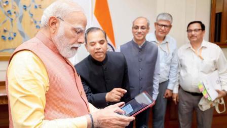 વડા પ્રધાન નરેન્દ્ર મોદીએ સ્વગણના કરી