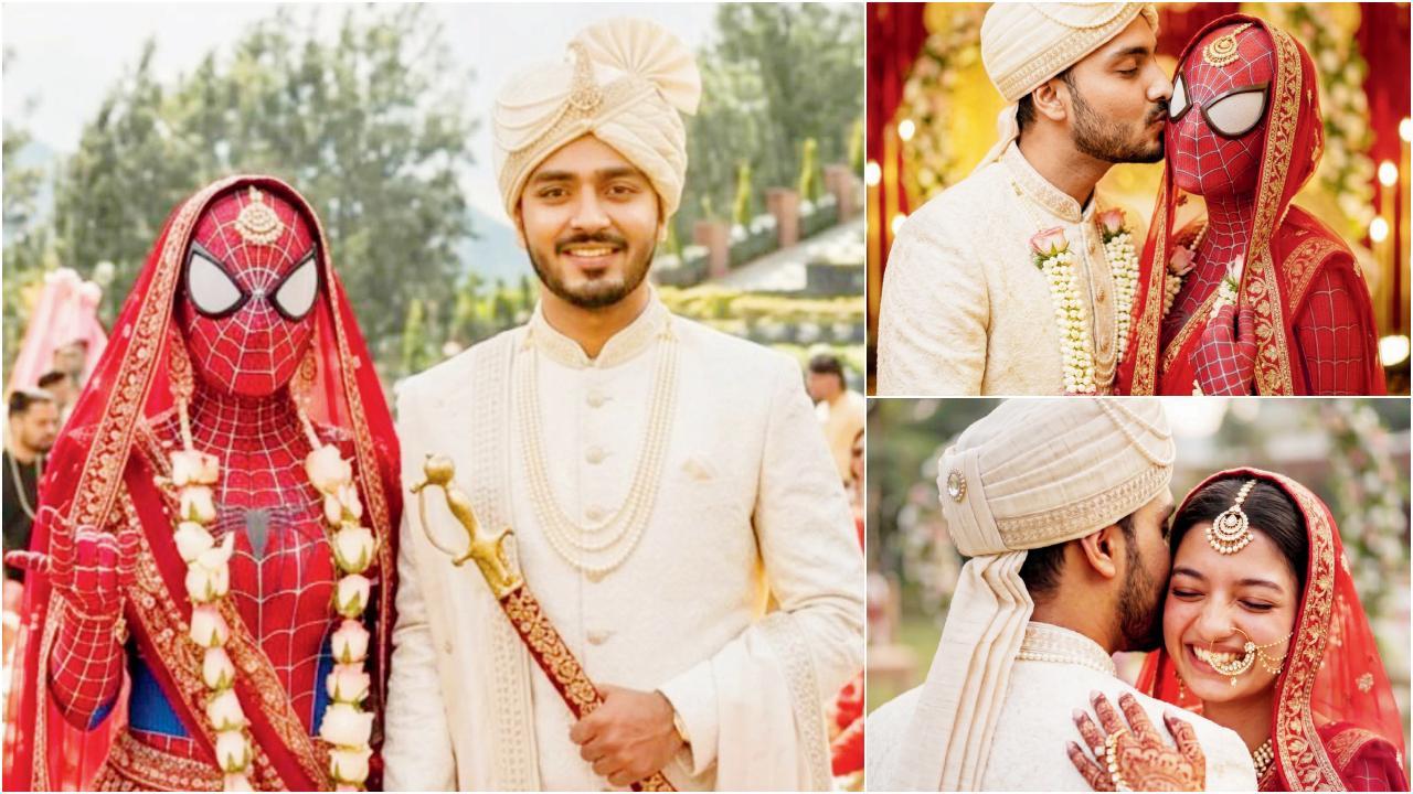 સ્પાઇડરમૅનની ફૅન દુલ્હન