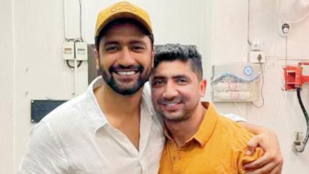 સેલિબ્રિટી ફિટનેસ-ટ્રેઇનર મુસ્તફા અહમદ એક્ટર વિકી કૌશલ સાથે