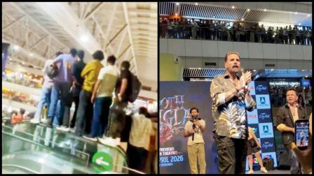 ભૂત બંગલાના પ્રમોશન માટે આવેલા અક્ષય કુમારને જોઈને નોએડાના મૉલમાં થઈ પડાપડી