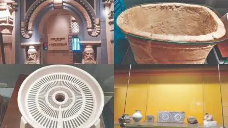 યાઝ્દનાં માટીનાં ઘરો અને અનોખો પહેરવેશ, અગિયારીની પ્રતિકૃતિ