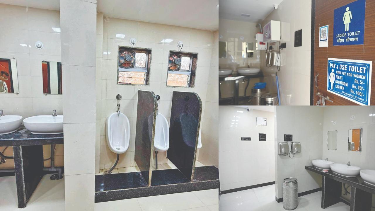 બાણગંગા વિસ્તારમાં ઊભું કરાયેલું ઍસ્પિરેશનલ ટૉઇલેટ, પુરુષ ટૉઇલેટ, મહિલા ટૉઇલેટમાં સૅનિટરી નૅપ્કિન વેન્ડિંગ મશીન અને બેબી ફીડિંગરૂમ પણ ઉપલબ્ધ છે.