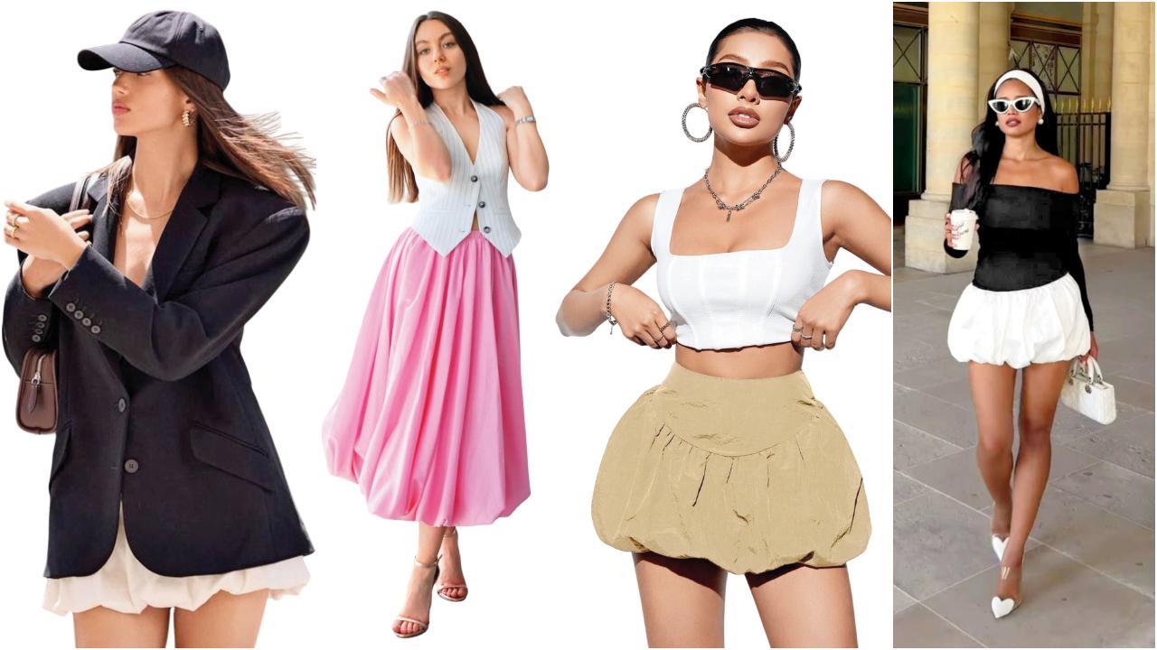 બબલ સ્કર્ટની ફૅશનમાં રી-એન્ટ્રી