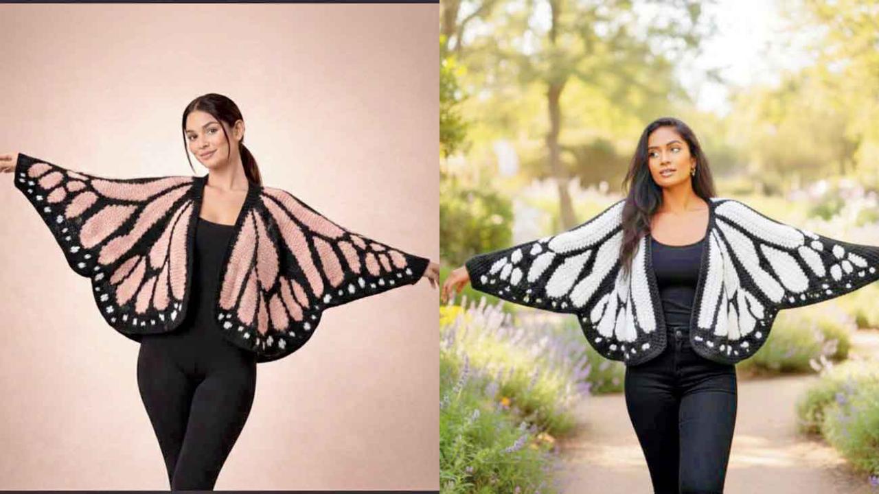 બટરફ્લાય શેપનાં કાર્ડિગન્સ સમર ફૅશનમાં બની રહ્યાં છે હૉટ ફેવરિટ