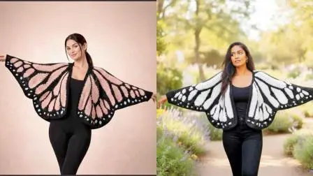 બટરફ્લાય શેપનાં કાર્ડિગન્સ સમર ફૅશનમાં બની રહ્યાં છે હૉટ ફેવરિટ