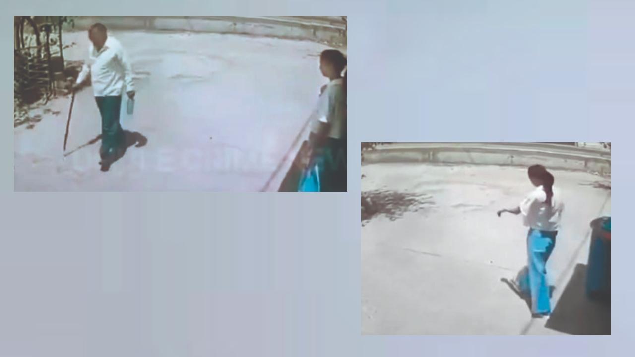 પહેલાં એક વૃદ્ધ વ્યક્તિ ત્યાંથી લાકડીના સહારે પસાર થતી જોવા મળે છે. એ વખતે તે છોકરી ત્યાં ઊભી છે. જાણે કોઈ હાથ પકડીને દોરીને લઈ જતું હોય એ રીતે છોકરી ઘરમાંથી નીકળી ગઈ હતી જે અજુગતું હતું.