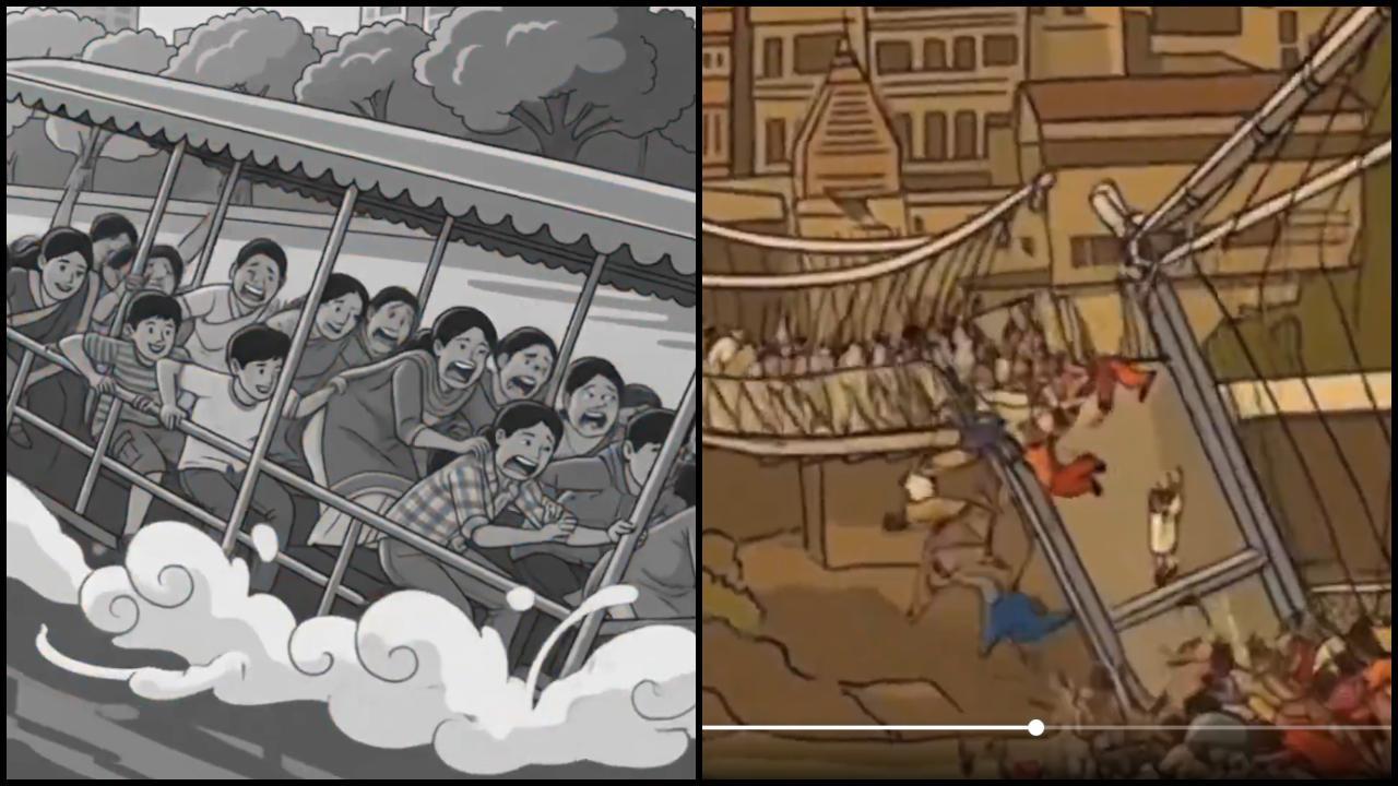 કૉંગ્રેસે શૅર કરેલા વીડિયોમાંથી સ્ક્રીનશૉટ 