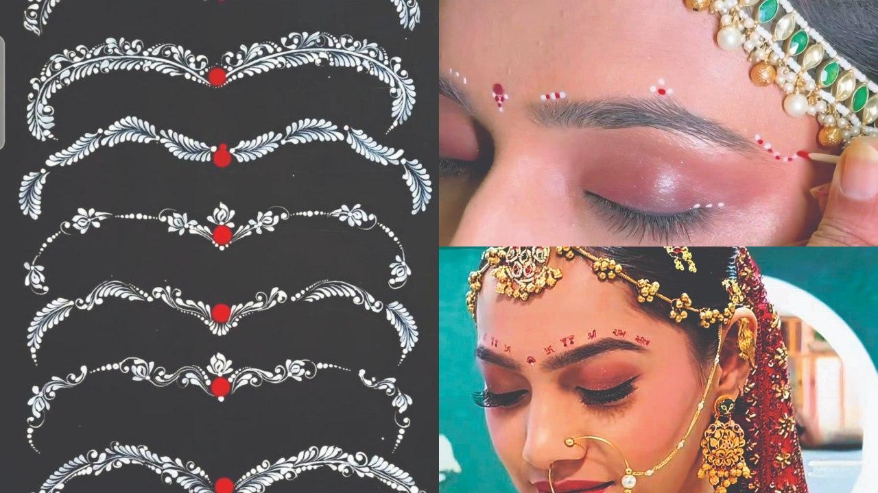 દુલ્હનના કપાળે થતી પીરમાં નવો ટ્રેન્ડ