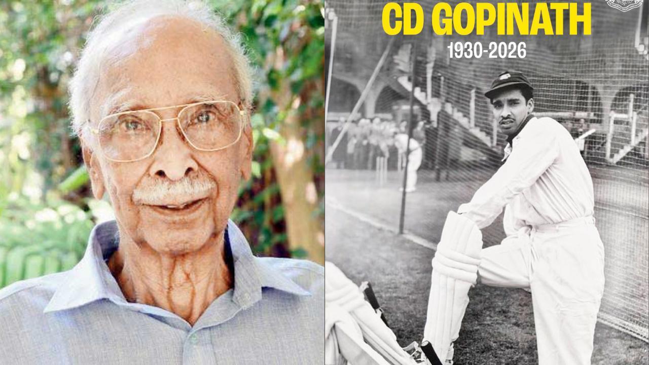 ભારતના સૌથી વૃદ્ધ ટેસ્ટ-ક્રિકેટર સી. ડી. ગોપીનાથે ચેન્નઈમાં અંતિમ શ્વાસ લીધા