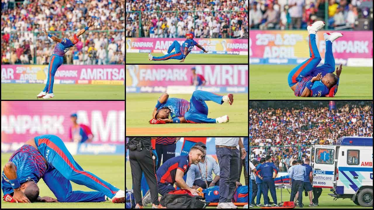 લુન્ગી ઍન્ગિડી ગઈ રીતે ઊંધા માથે પટકાયો અને પછી તેને ઍમ્બ્યુલન્સમાં હૉસ્પિટલ લઈ જવો પડ્યો એનો ઘટનાક્રમ.