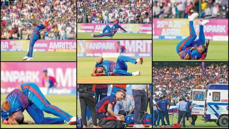 લુન્ગી ઍન્ગિડી ગઈ રીતે ઊંધા માથે પટકાયો અને પછી તેને ઍમ્બ્યુલન્સમાં હૉસ્પિટલ લઈ જવો પડ્યો એનો ઘટનાક્રમ.