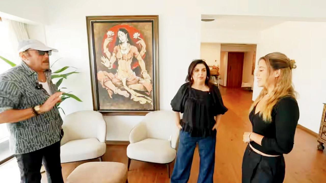 જૅકી શ્રોફનું શાનદાર ઘર ફારાહ ખાને પોતાના વ્લૉગમાં બતાવ્યું